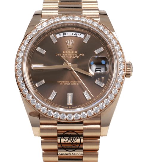 diamond bezel presidential rolex|rolex presidential 40mm diamond bezel.